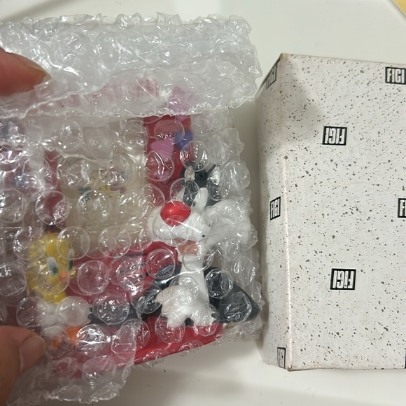 🖤1994💕RARE DESIGN💕Tweety & Sylvester stand-up picture frame - Picture 16 of 17